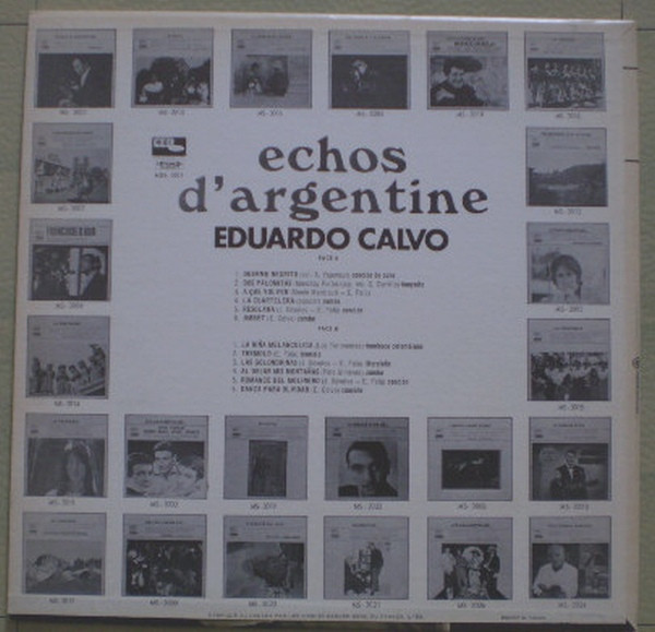 Eduardo Calvo - Echos D'Argentine | Mode Serie (MDS-3001) - 2