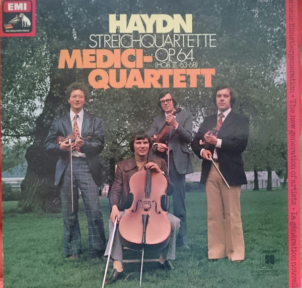 last ned album Haydn MediciQuartett - Streichquartette Op 64 Hob Ill 63 68