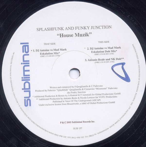 Album herunterladen Splashfunk & Funky Junction - House Muzik