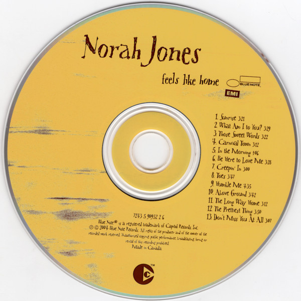 Norah Jones - Feels Like Home | Blue Note (7243 5 90952 2 6) - 3