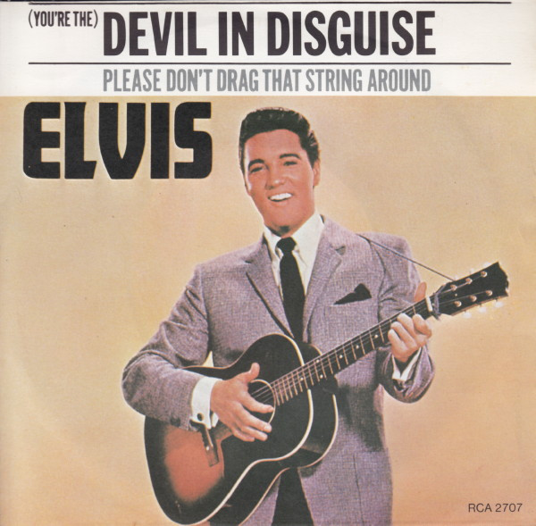 Elvis – (You're The) Devil In Disguise (1977, 4-prong Centre, Vinyl) - Discogs