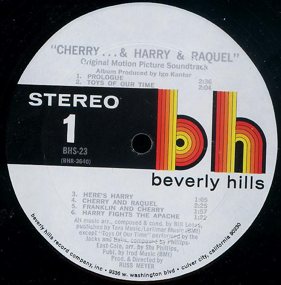 last ned album Bill Loose - Cherry Harry Raquel Original Motion Picture Soundtrack