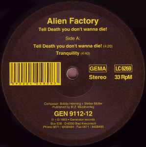 Alien Factory - Tell Death You Don't Wanna Die! album cover