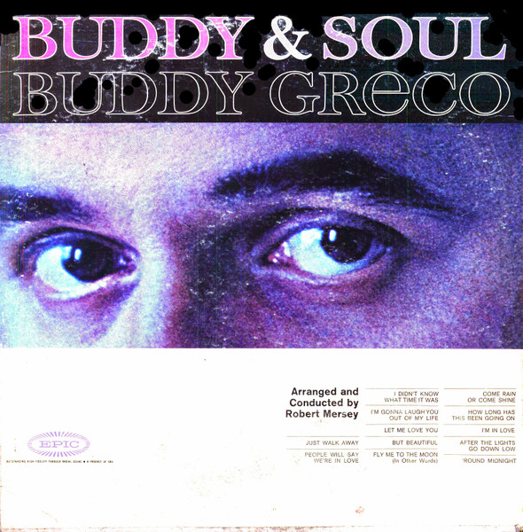 Buddy Greco – Buddy & Soul (1962, Vinyl) - Discogs