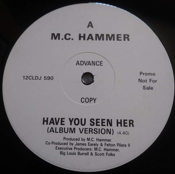 MC HAMMER HAVE SEEN 12インチ YOU HER