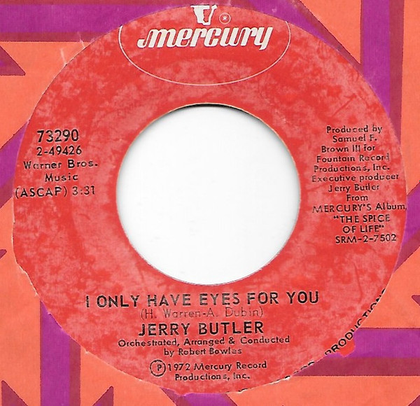 last ned album Jerry Butler - I Only Have Eyes For You