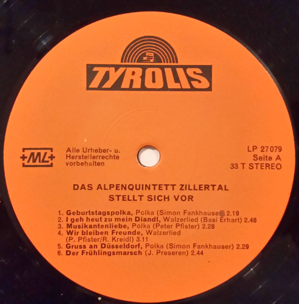 descargar álbum Das Alpenquintett Zillertal - Das Alpenquintett Zillertal Stellt Sich Vor