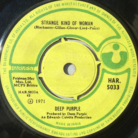 Deep Purple - Strange Kind Of Woman | Releases | Discogs