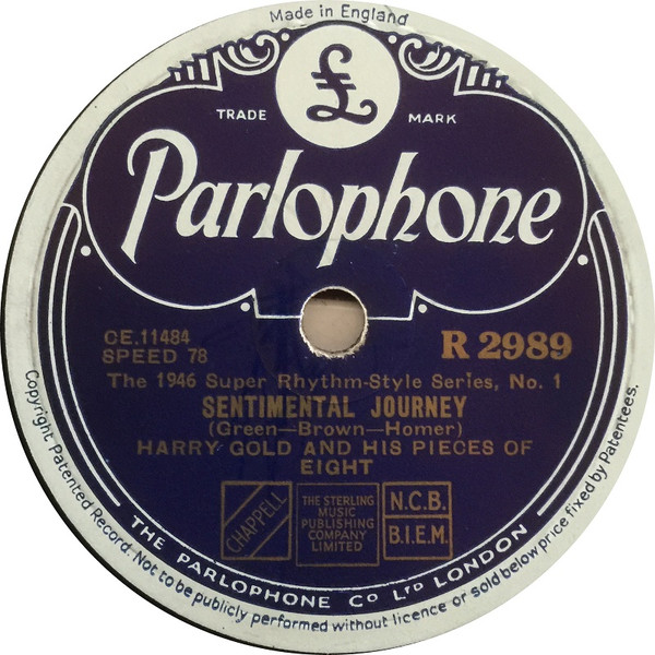 last ned album Harry Gold And His Pieces Of Eight - Sentimental Journey Meander In The Minor