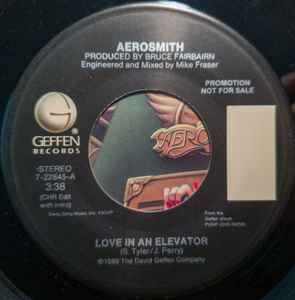 Aerosmith – Love In An Elevator (1989, Vinyl) - Discogs