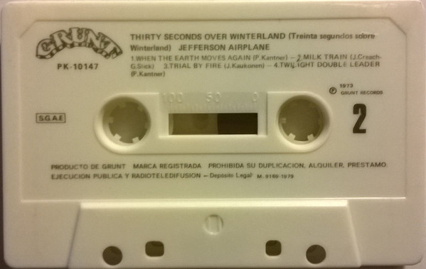 ladda ner album Jefferson Airplane - Thirty Seconds Over Winterland Treinta Segundos Sobre Winterland