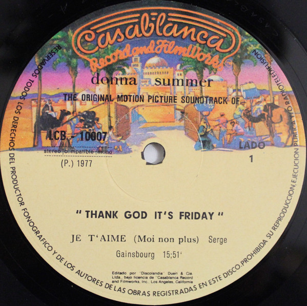 baixar álbum Donna Summer - Thank God Its Friday