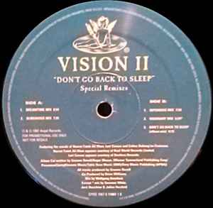 Vision II - Don't Go Back To Sleep (Special Remixes) album cover