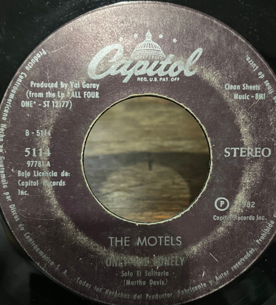 The Motels - Only The Lonely | Releases | Discogs