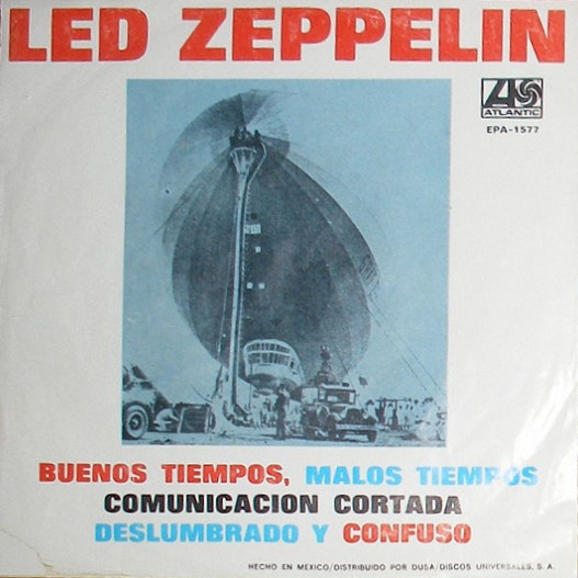 Led Zeppelin Good Times Bad Times Communication Breakdown Dazed