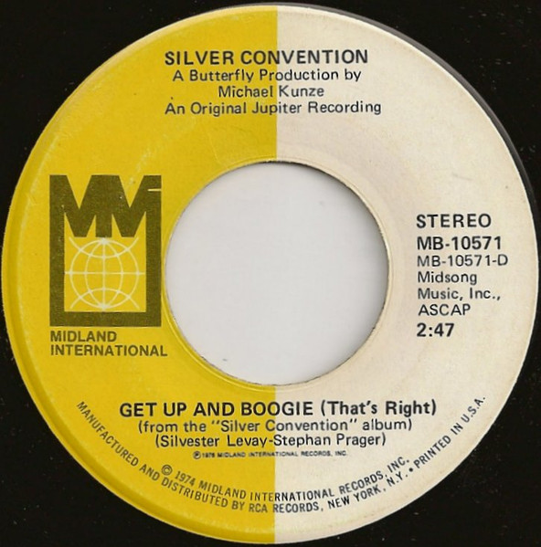 Silver Convention – Get Up And Boogie (That's Right) (1976