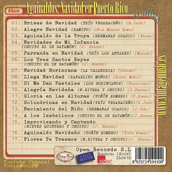 Album herunterladen Various - Aguinaldos Navidad En Puerto Rico