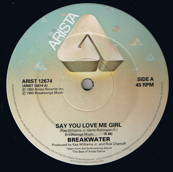 lataa albumi Breakwater - Say You Love Me Girl