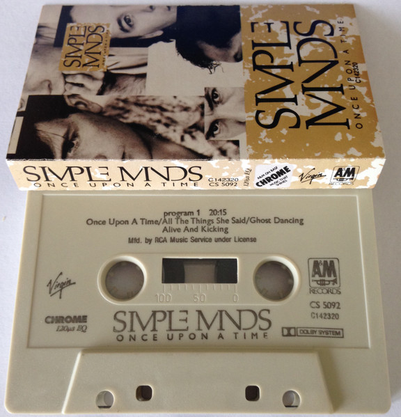 Simple Minds – Once Upon A Time (1985, Chrome , Cassette) - Discogs