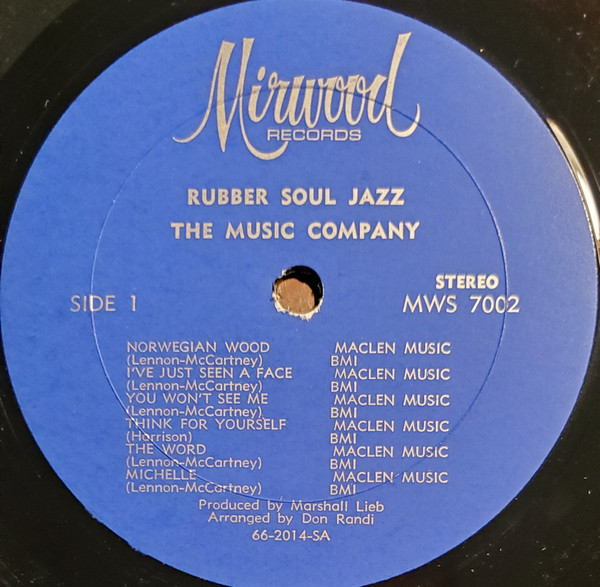 Album herunterladen The Music Company - Rubber Soul Jazz