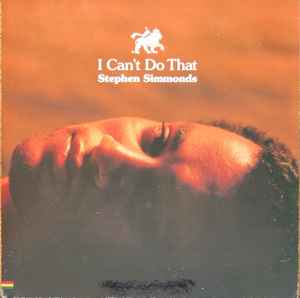 Stephen Simmonds - I Can't Do That album cover