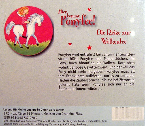 lataa albumi Barbara Zoschke - Hier Kommt Ponyfee Die Reise Zur Wolkenfee