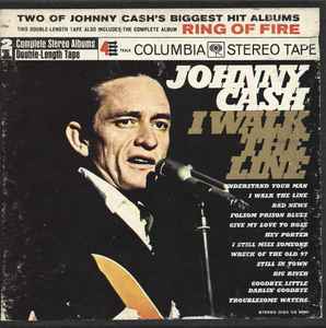 Johnny Cash - I Walk The Line & Ring Of Fire - Two Of Johnny Cash's Biggest Hit Albums album cover