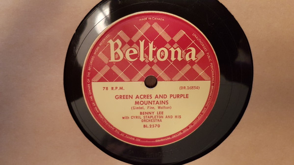 baixar álbum Benny Lee - Green Acres And Purple Mountains Scotland The Brave