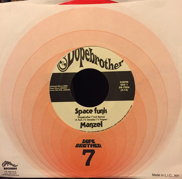 Manzel – Space Funk / Midnight Theme (2004, Red vinyl, Vinyl 