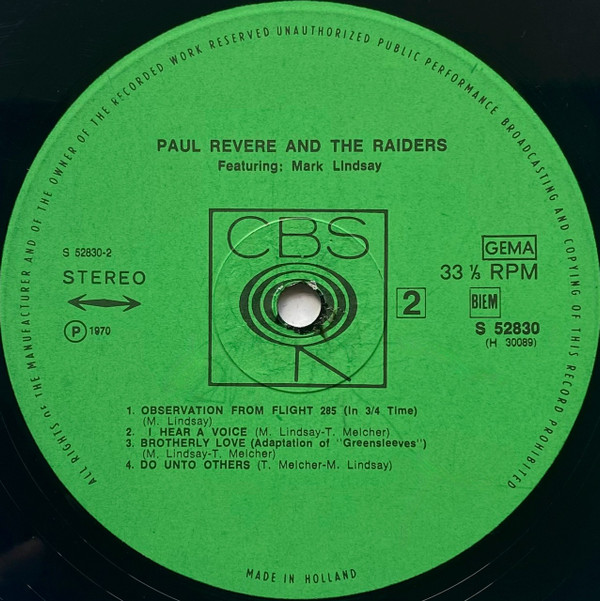 lataa albumi Paul Revere & The Raiders Featuring Mark Lindsay - Paul Revere And The Raiders Featuring Mark Lindsay