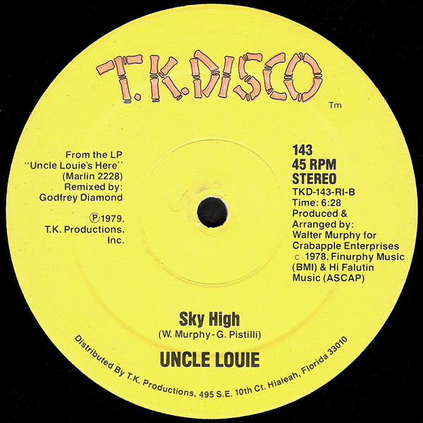 Uncle Louie - Full-Tilt Boogie / Sky High | T.K. Disco (143) - 2