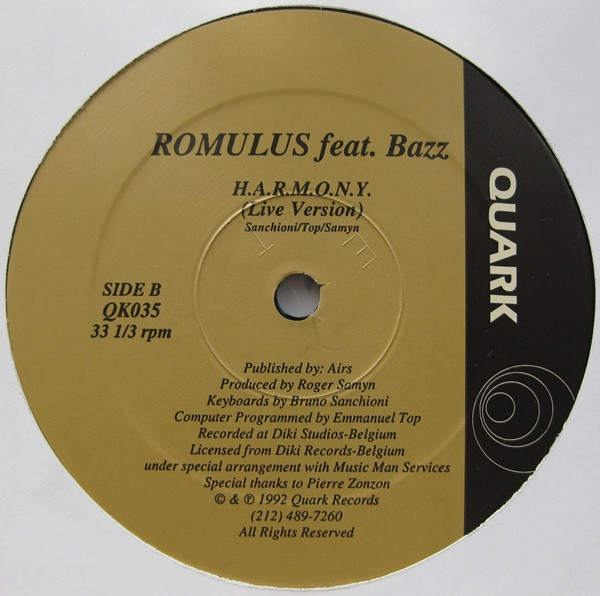 télécharger l'album Romulus Feat Bazz - HARMONY